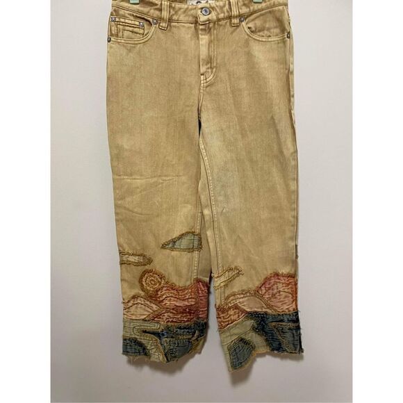 New Free People Golden Vibes Jeans Size 26 - Picture 6 of 12